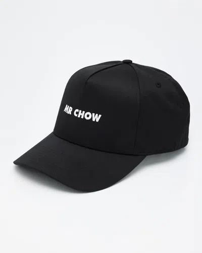 Mr Chow Unisex Embroidered Baseball Hat In Black