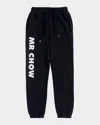 Mr Chow Unisex Relaxed Joggers In Black
