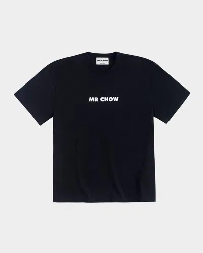 Mr Chow X Helmut Newton Men's Relaxed T-shirt In Black