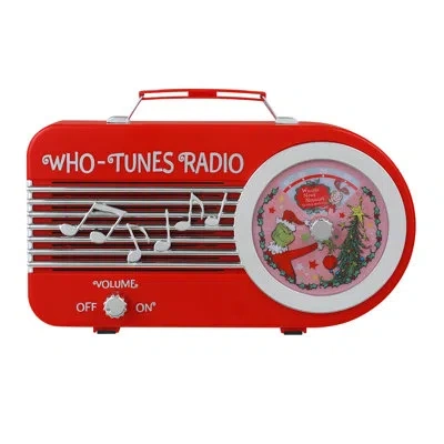 Mr. Christmas 10.5 In. Grinch Who-tunes Radio - Red