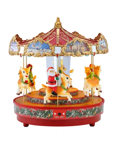 Mr. Christmas 11" Classic Christmas Carousel In Multi
