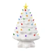 Mr. Christmas 14" Nostalgic Ceramic Tree - White In White
