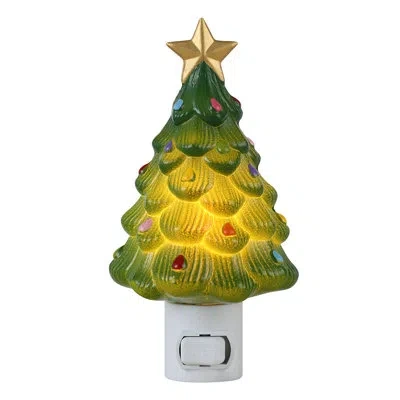 Mr. Christmas 5 In. Shatterproof Night Light - Tree In White;green