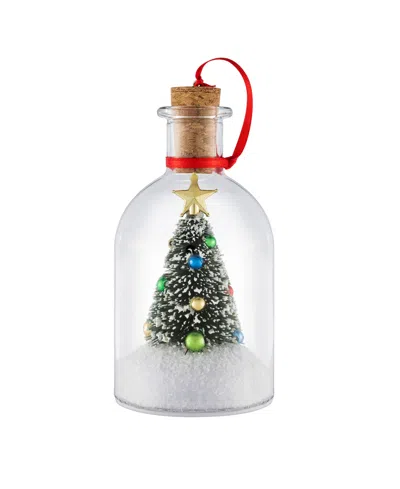 Mr. Christmas 5" Recordable Message In A Bottle In Green