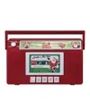 Mr. Christmas 7" Santa's Boom Box Radio In Red