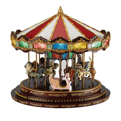 Mr. Christmas Marquee Deluxe Carousel In Multi