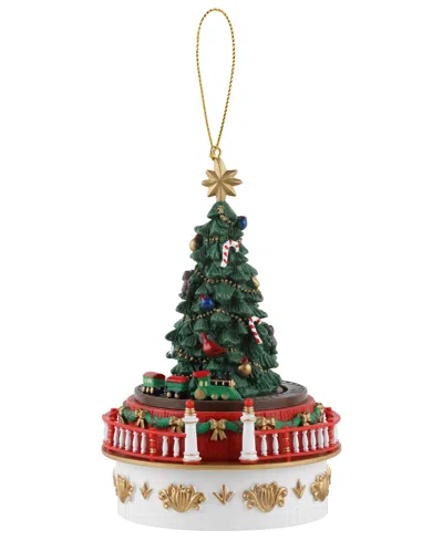 Mr. Christmas Mini Carnival Christmas Tree With Train Music Box In 0