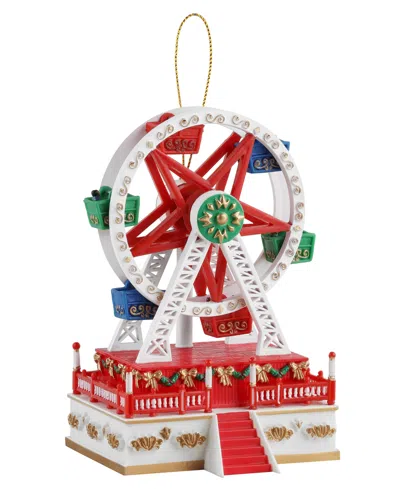 Mr. Christmas Mini Carnival Ferris Wheel Music Box In 0