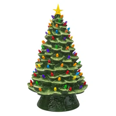 Mr. Christmas Nostalgic Ceramic Tree - Green