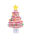 Mr. Christmas Nostalgic Ceramic Tree Nightlight In Pink