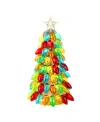 Mr. Christmas Retro C9 Bulb Tree In Multi