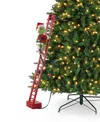 Mr. Christmas Super Climbing Grinch With Ladder In Multi