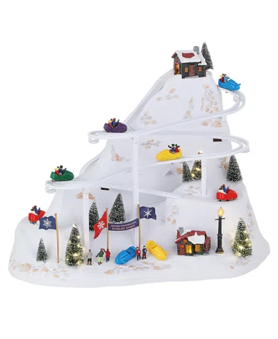 Mr. Christmas Winter Wonderland 18" Bobsled Ride In Multi