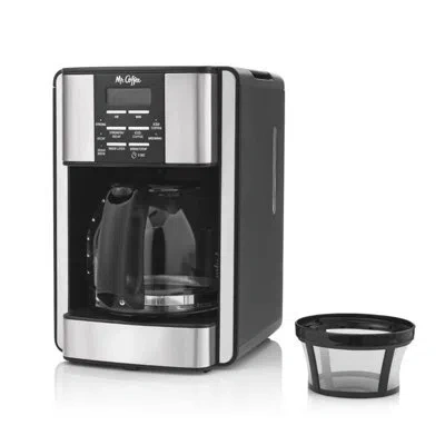 Mr Coffee 12 Cups Black Coffee Maker In Silver