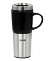 Mr Coffee Mr. Coffee 16oz Stainless Steel And Stoneware Travel Mug In Black