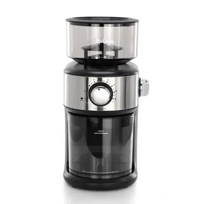 Mr Coffee 18 Cup Automatic Burr Grinder With Removable Bean Hopper In Black