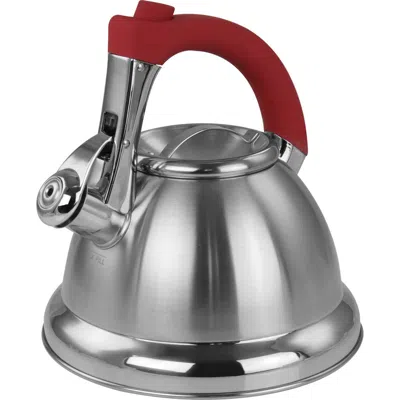 Mr Coffee Mr. Coffee 1.8 Quart Stainless Steel Whistling Tea Kettle In Silver