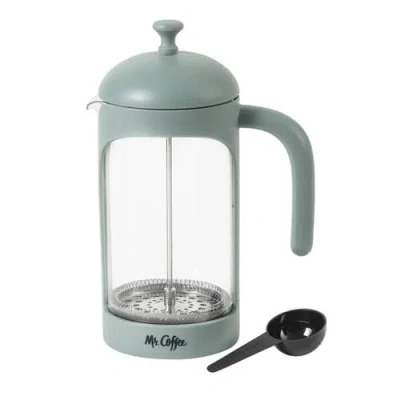 Mr Coffee Mr. Coffee 31 Ounce Retro Brew French Press Coffee Maker In Blue