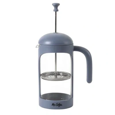 Mr Coffee 31 Ounce Retro Brew French Press Coffee Maker In Blue