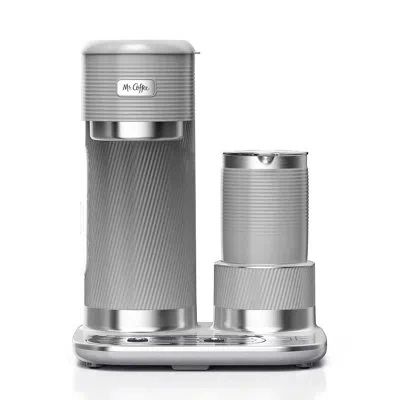 Mr Coffee 4-in-1 Single Serve Latte Lux Iced, And Hot Coffee Maker In Gray