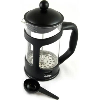 MR COFFEE MR COFFEE BRIVIO 28 OUNCE GLASS FRENCH PRESS COFFEE MAKER WITH PLASTIC LID