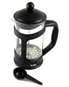 Mr Coffee Brivio 28 Ounce Glass French Press Coffee Maker With Plastic Lid In Black