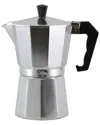 Mr Coffee Mr. Coffee Brixia 6 Cup Aluminum Stovetop Espresso Maker In Silver