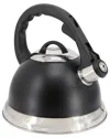 Mr Coffee Mr. Coffee Clarefield 2.4 Quart Stainless Steel Whistling Tea Kettle In Black