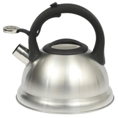 Mr Coffee Mr. Coffee Hartbay 2.4 Qt Stainless Steel Whistling Tea Kettle In Silver