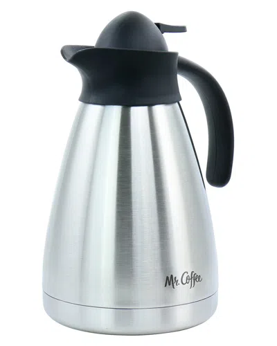 Mr Coffee Mr. Coffee Olympia 1qt Insulated Stainless Steel Thermal Coffee Pot In Silver