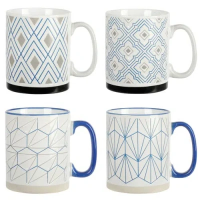 MR COFFEE MR. COFFEE PARKMILL 17OZ 4 PIECE STONEWARE COFFEE MUG SET