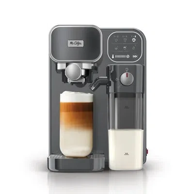 Mr Coffee Prima Latte Luxe, Espresso Machine In Gray