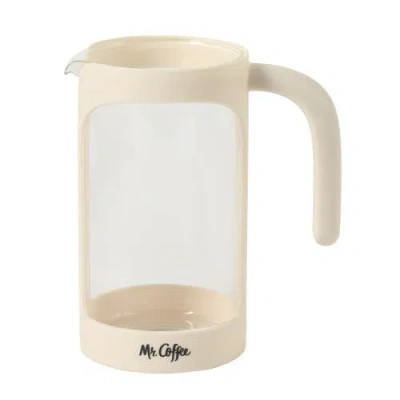 Mr Coffee Mr. Coffee Retro Brew 31 oz Borosilicate Glass Coffee Press In Brown
