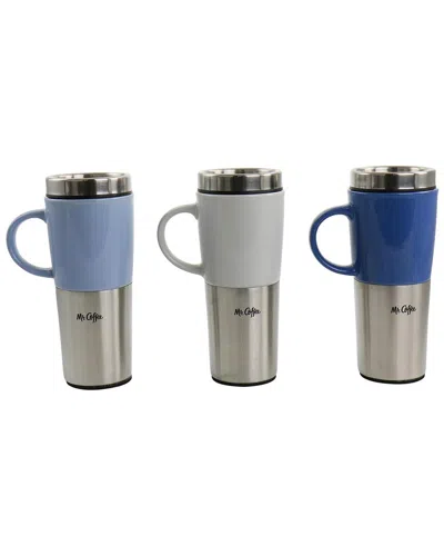 MR COFFEE MR. COFFEE STONEWARE & STAINLESS STEEL TRAVEL MUGS