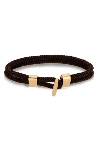 Mr Ettika Paracord Bracelet In Metallic