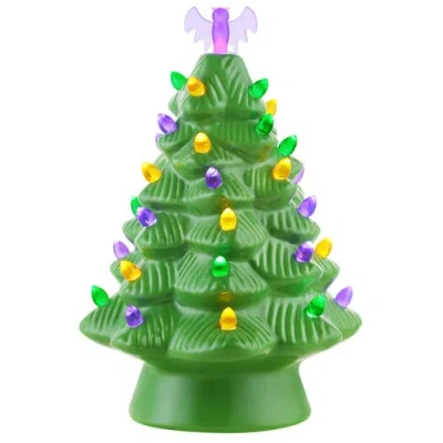 Mr. Halloween 12 In. Ceramic Halloween Tree In Green