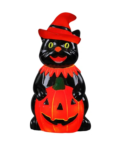 Mr. Halloween 18" Outdoor Cat Lit Blow Mold In Red