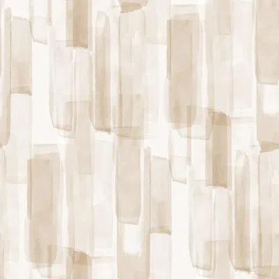 Mr. Kate Watercolor Peel And Stick Wallpaper In Beige