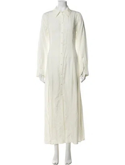 Pre-owned Mr. Larkin Long Dress In Yellow