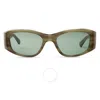Mr Leight Mr. Leight Aloha Doc S Island Green Oval Men's Sunglasses Ml2035 Maca-atg/islagrn 52