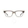 Mr Leight Mr. Leight Ashe C Demo Rectangular Unisex Eyeglasses Ml1018 Grycry-plt 49 In Grey / Platinum