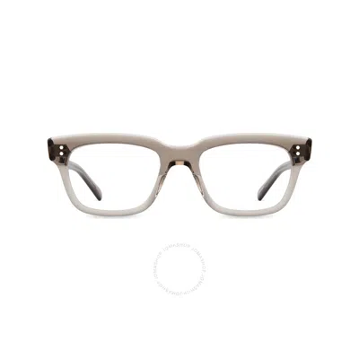 Mr Leight Mr. Leight Ashe C Demo Rectangular Unisex Eyeglasses Ml1018 Grycry-plt 49 In Gray