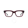 Mr Leight Mr. Leight Ashe C Demo Rectangular Unisex Eyeglasses Ml1018 Rxbry-gm 49 In Gun Metal / Gunmetal