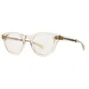 Mr Leight Mr. Leight Audrey C Demo Cat Eye Ladies Eyeglasses Ml1031 Chand-co-dem P 46 In Neutral