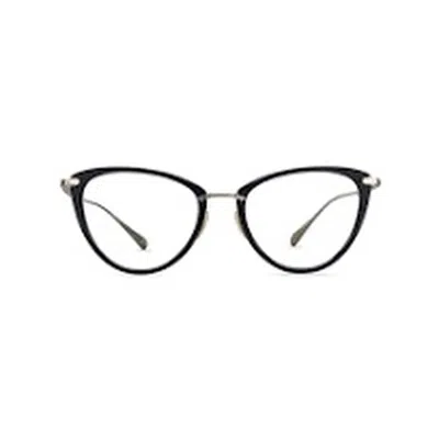 Mr Leight Mr. Leight Beverly Cl Demo Cat Eye Ladies Eyeglasses Ml3001 Bk-smt-12kwg 49 In Black