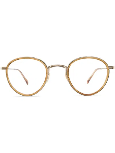 Mr Leight Bristol C Round-frame Glasses In Silver