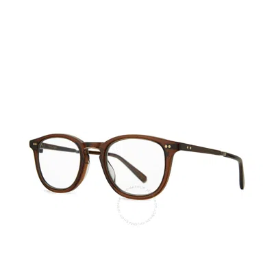 Mr Leight Mr. Leight Coopers C Demo Oval Unisex Eyeglasses Ml1011 Crmlta-atg 46 In Brown