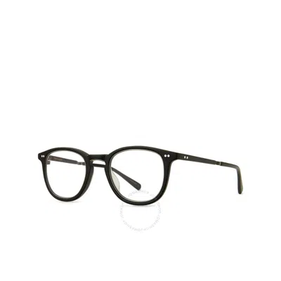 Mr Leight Mr. Leight Coopers C Demo Oval Unisex Eyeglasses Ml1011 Mbk-pw 46 In Black