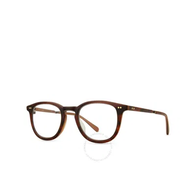 Mr Leight Mr. Leight Coopers C Demo Oval Unisex Eyeglasses Ml1011 Mhla-atg 46 In Brown