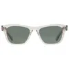 Mr Leight Mr. Leight Damone S Pure G15 Premium Glass Square Unisex Sunglasses Ml2048 Mord-mplt/pg15 51 In Green